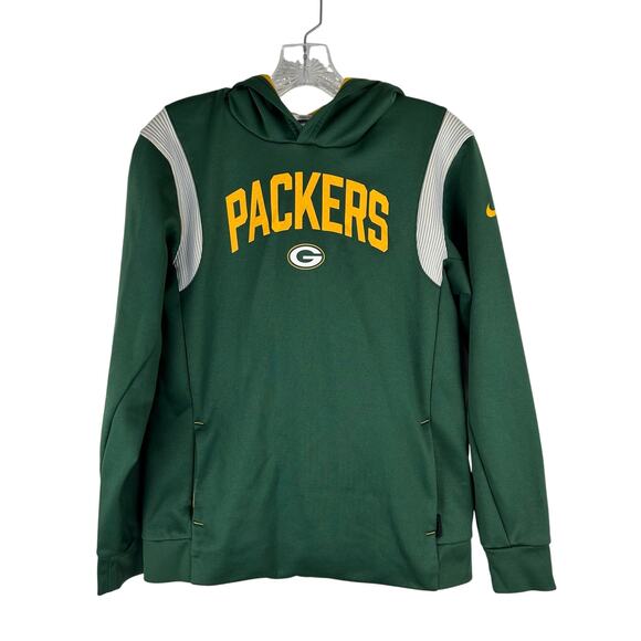 Nike Youth Green Bay Packers Hoodie Size Large 14/16 NFL Football - Picture 1 of 7